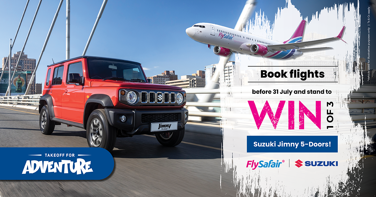Stand to WIN 1 of 3 Suzuki Jimny's 5 Doors!