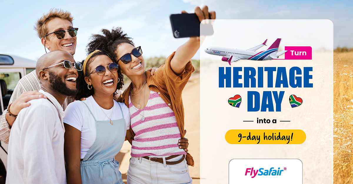 Turn heritage day into a 9-day holiday!